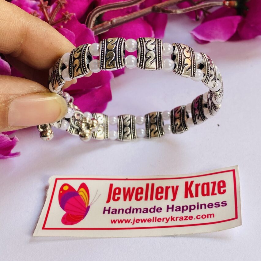 Silver Pearl Bracelet