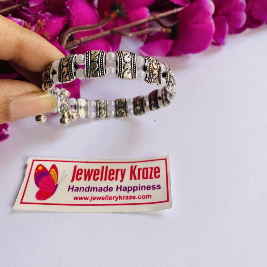 Silver Pearl Bracelet