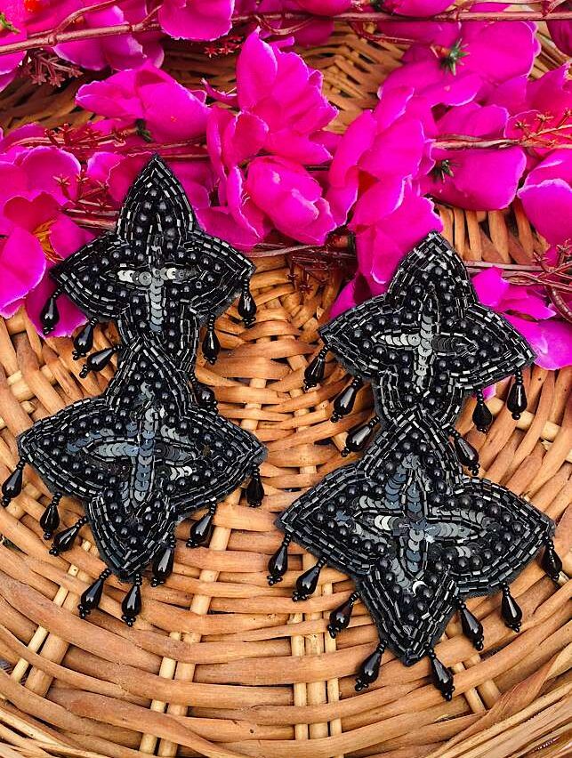 Tribal Handmade – Stunning Black Earings