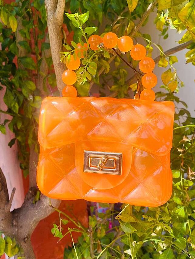 Stylish Bags – Mini Transparent Bag Orange