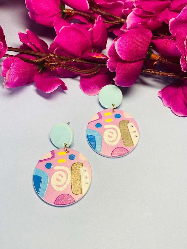Funky Fashion – Modern Art Earings