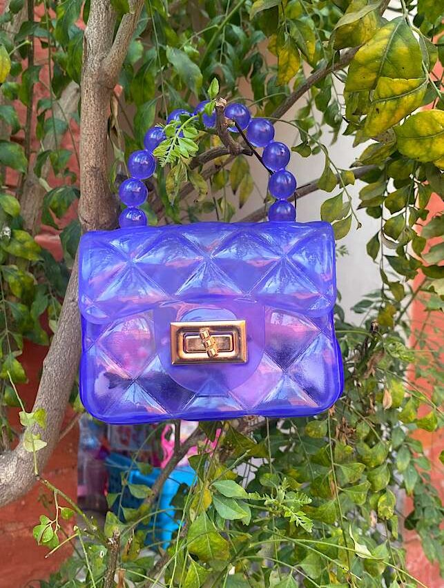 Stylish Bags – Mini Transparent Bag Purple