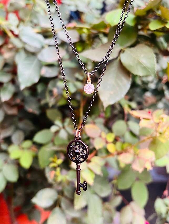Funky Fashion – Black Key Pendent