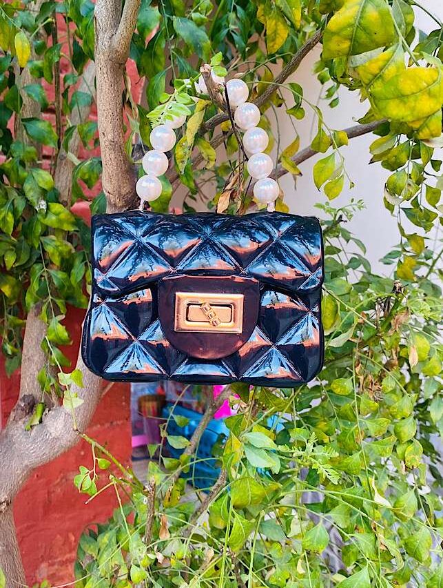 Stylish Bags – Mini Jelly Purse and Hand Bag Black