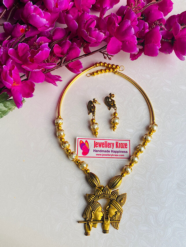 Tribal Handmade – Radha Krishna Necklace Set