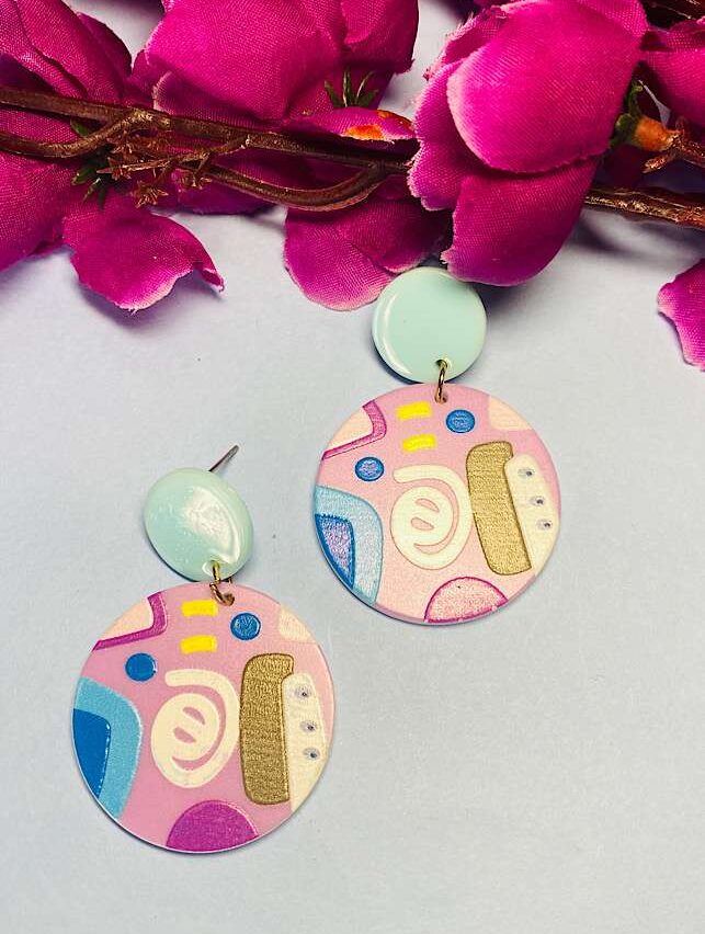 Funky Fashion – Modern Art Earings