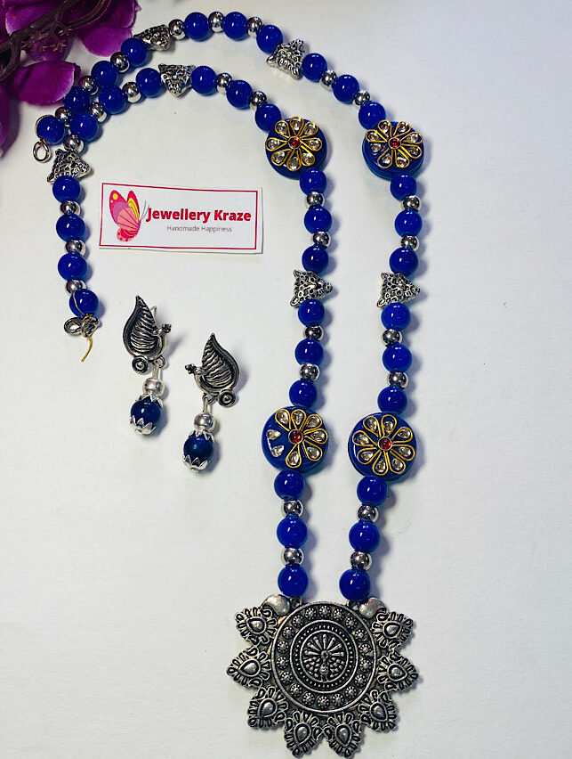 Tribal Handmade – Royalty Blue Necklace Set