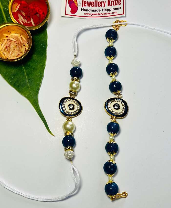 Dramatic Evil Eye Couple Rakhi