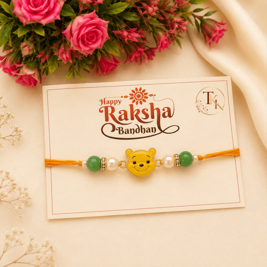Pooh Bear Face – Kids Rakhi