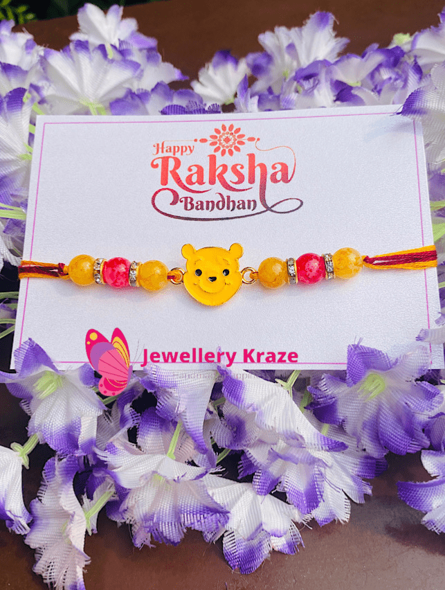 Pooh Bear Face – Kids Rakhi
