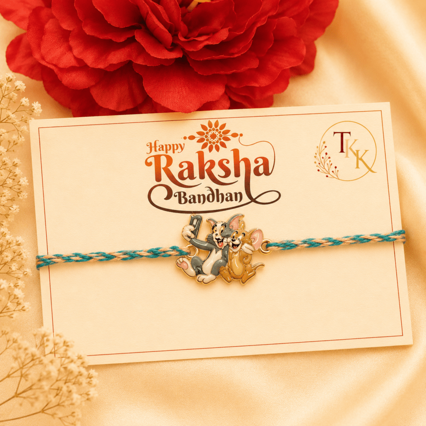 Tom & Jerry Blue Rakhi