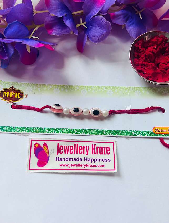 Colorful Evil Eye Beads – Bhai Rakhi