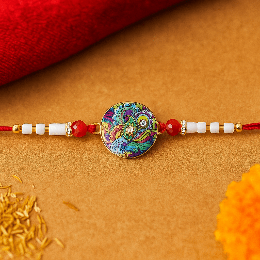 Paisley Swirl Rakhi - Image 2