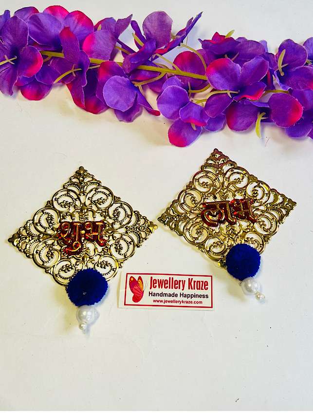 Blue Metal Subh Labh – Pair