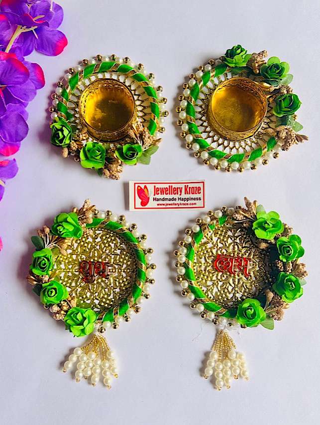 Green Diya n Subh Labh – Combo