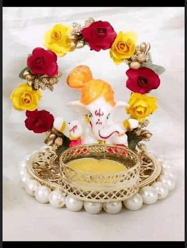 Ganpati G Candle Holder