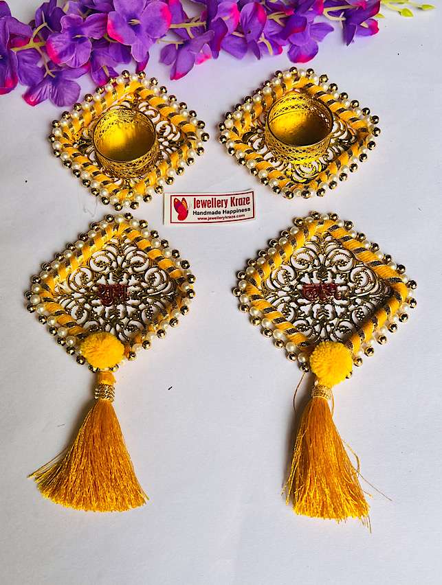 SQ Yellow Diya n Subh Labh – Combo