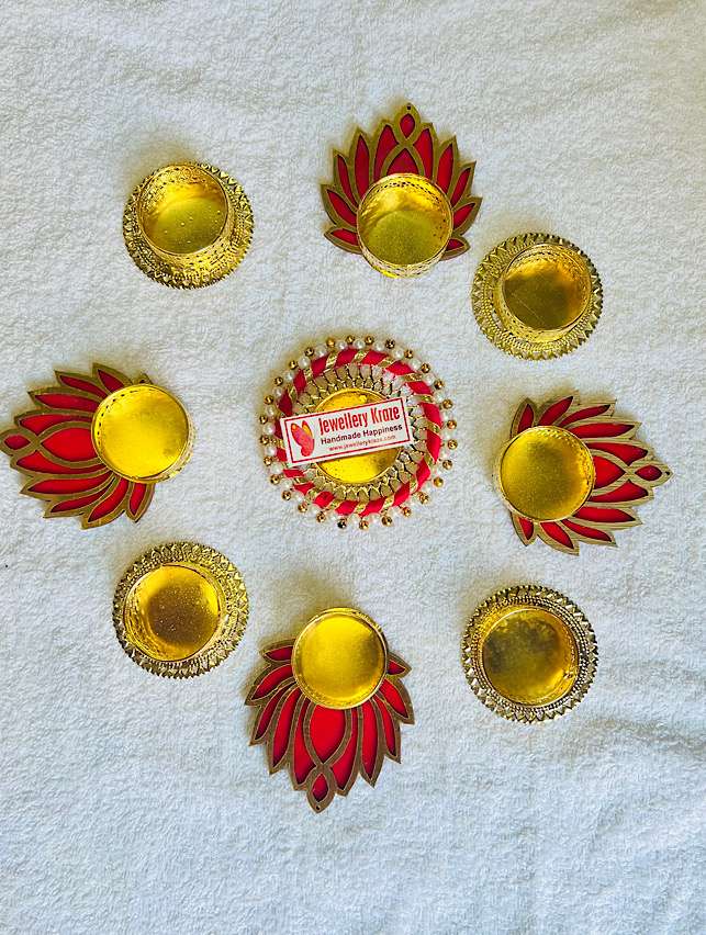 Red Lotus Rangoli