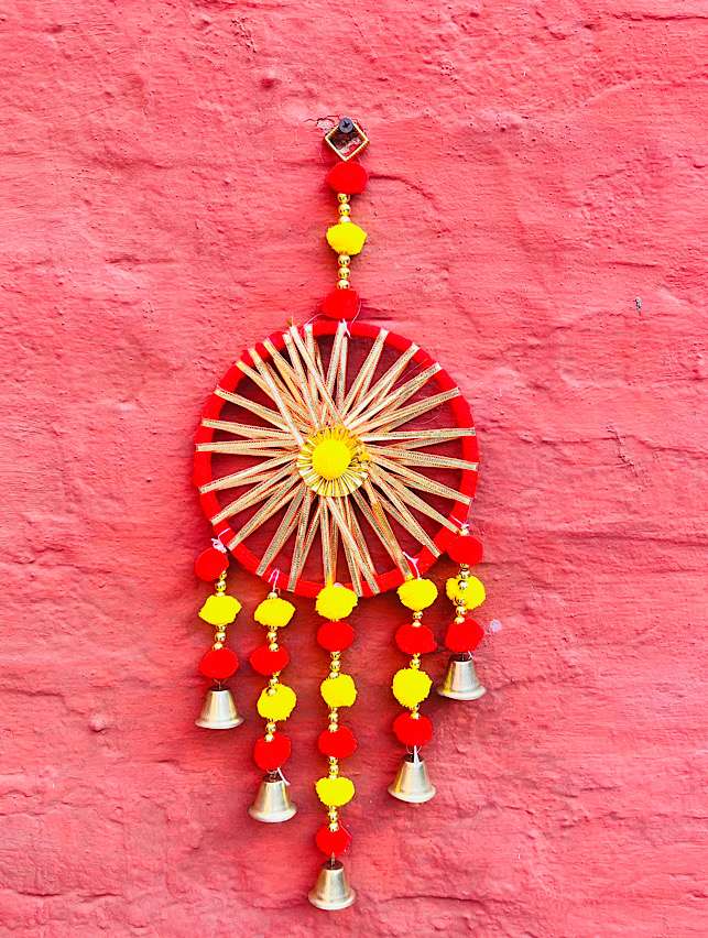 Jingle Bells Hanging – Pair(Red/Yellow)
