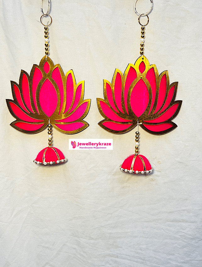 Pink Lotus Hanging – Set of 2