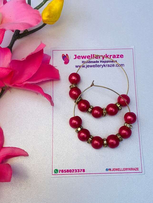 Pearl Hoops