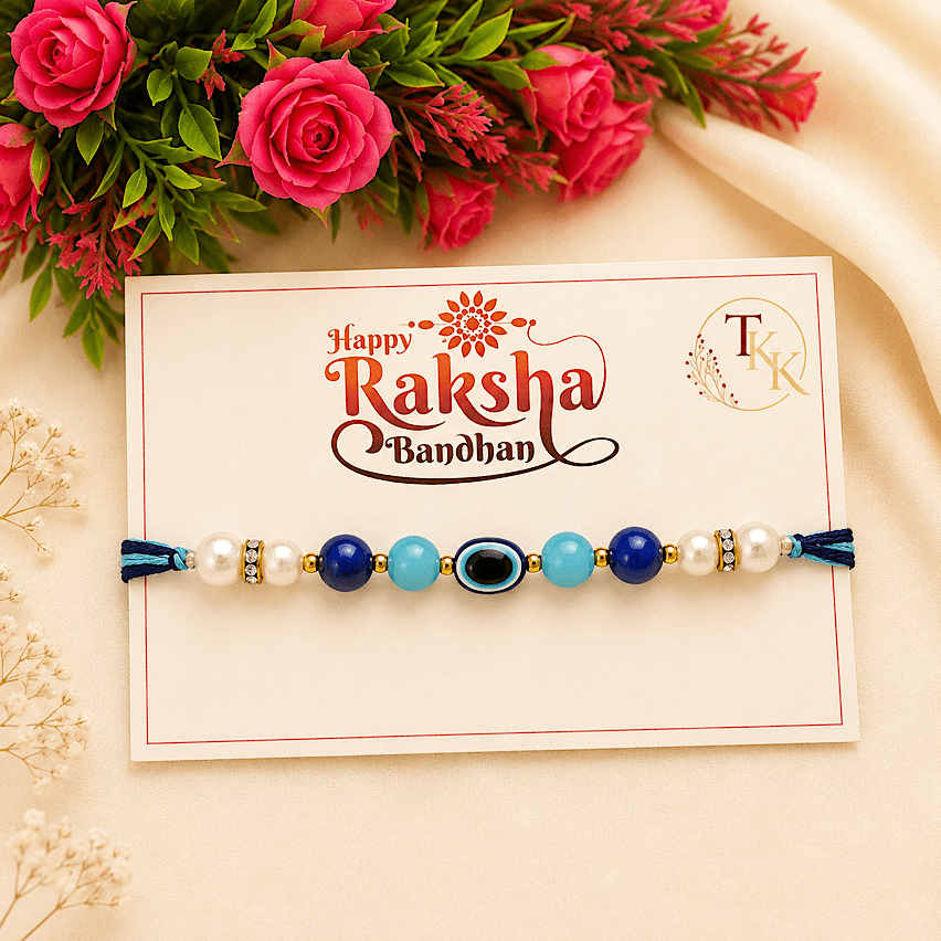 Evil Eye Pearl Rakhi