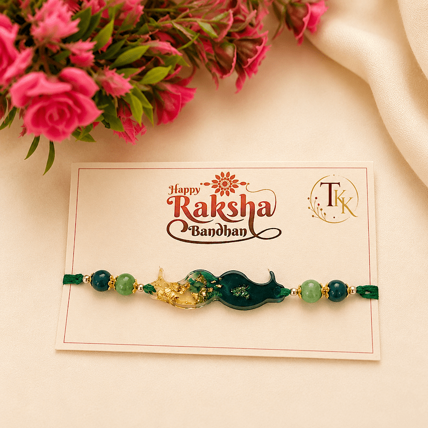Resin Moustache Rakhi