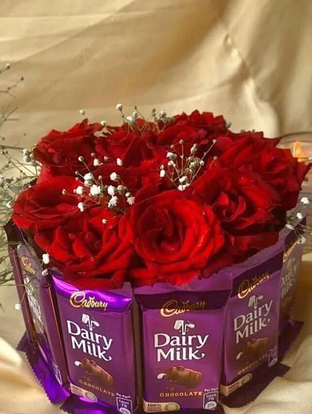 Heart Melt Chocolate Bouquet