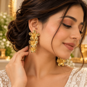 Golden Bloom Earrings ✨