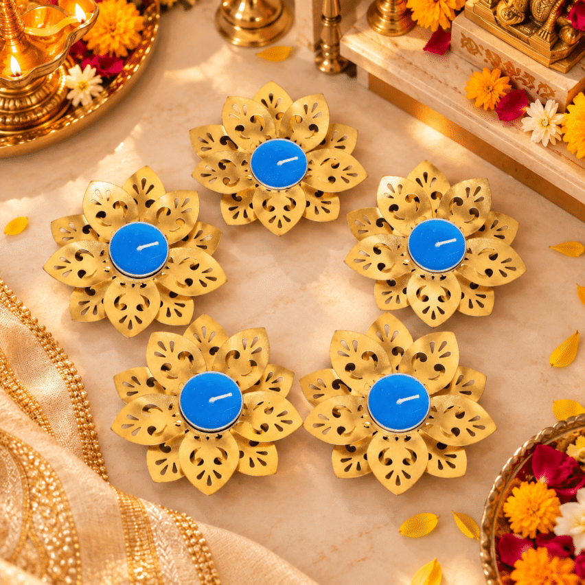 Zarnoor Lotus Diya